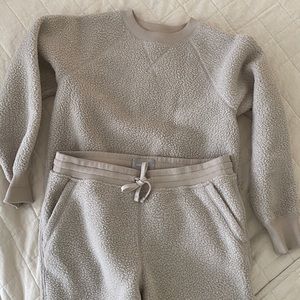 Everlane Fleece Hoodie & Pants - Matching Set